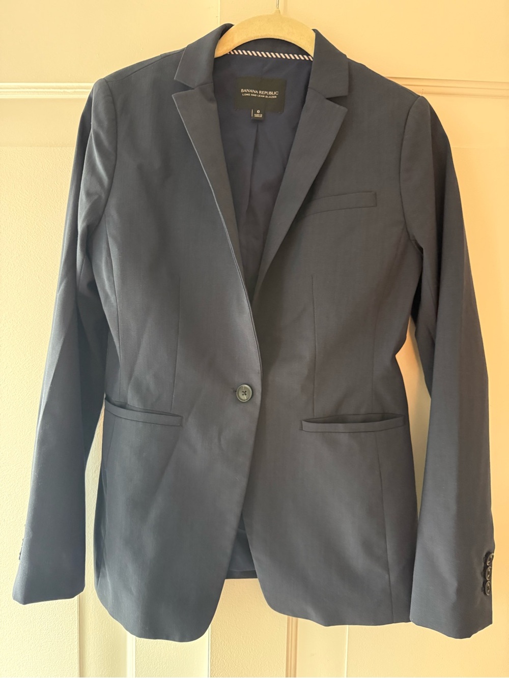 Banana Republic Navy Single-Button Women's Blazer